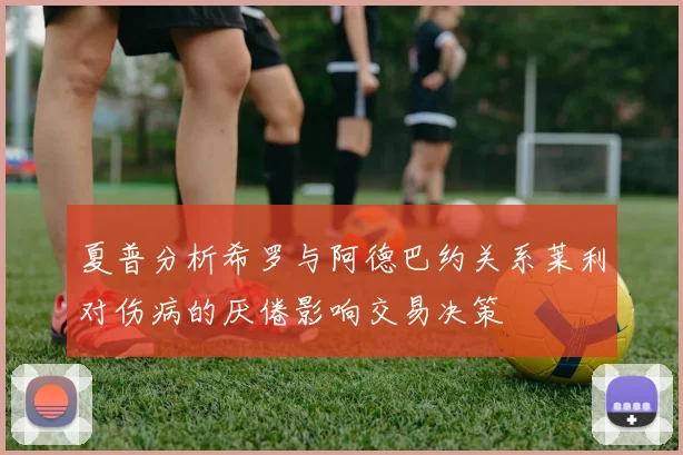 夏普分析希罗与阿德巴约关系莱利对伤病的厌倦影响交易决策